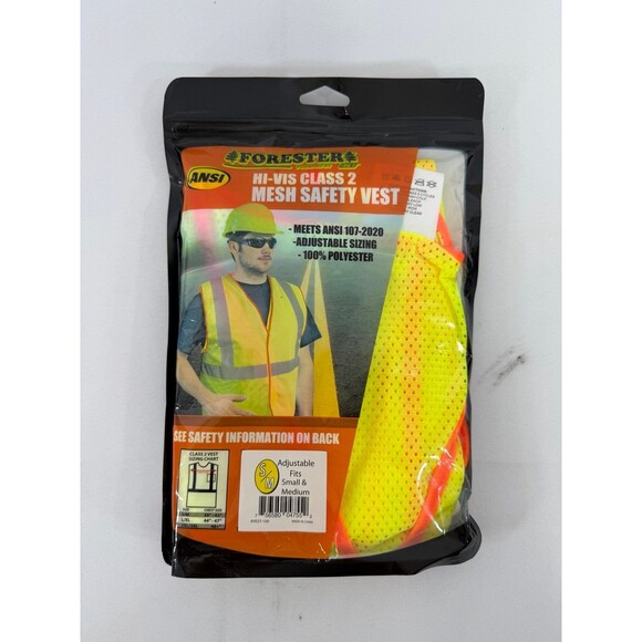 Mesh Neon Safety Vest Size Small/Medium NEW - Picture 1 of 2